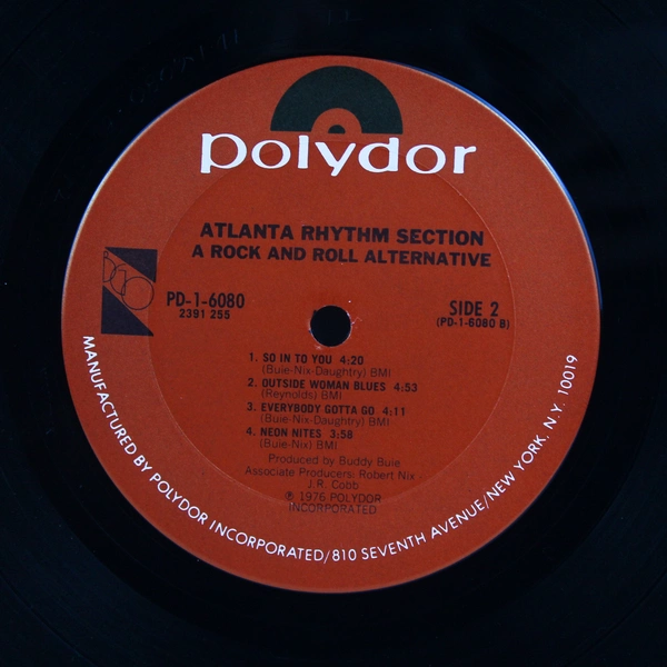Vintage A Rock And Roll Alternative Atlanta Rhythm Section Polydor PD-1-6080