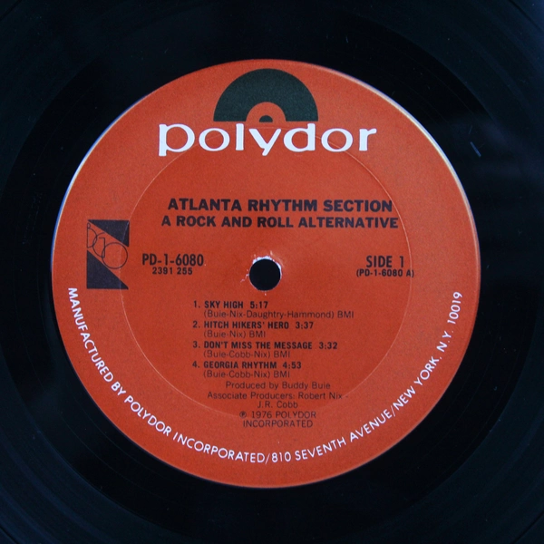 Vintage A Rock And Roll Alternative Atlanta Rhythm Section Polydor PD-1-6080