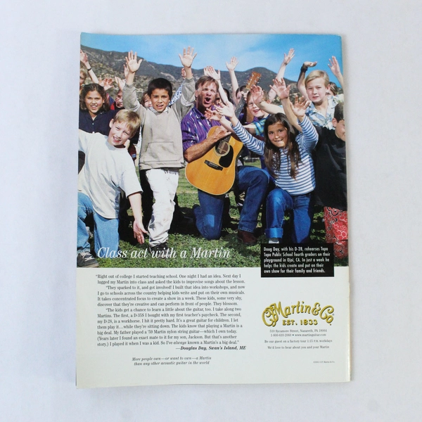 Acoustic Guitar Magazine July 2001 No. 103 Neil Young Pat Donohue Classical
