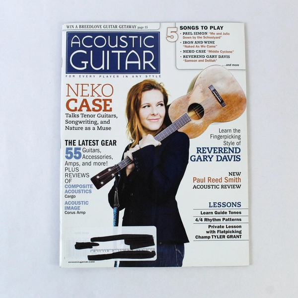 Acoustic Guitar Magazine June 2009 Neko Case Reverend Gary Davis