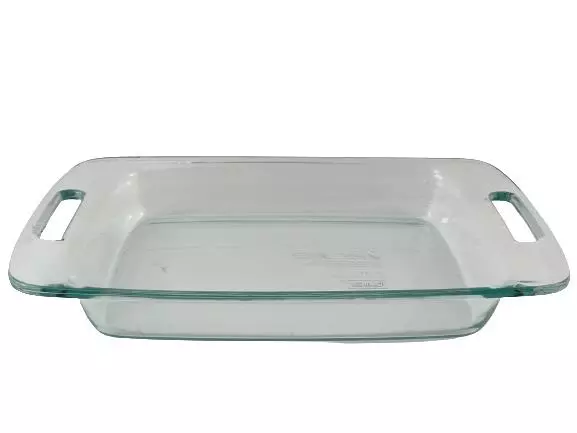 Pyrex 3 Quart Clear Glass Casserole Dish 233R 13x9x2 Ovenware Pre-owned