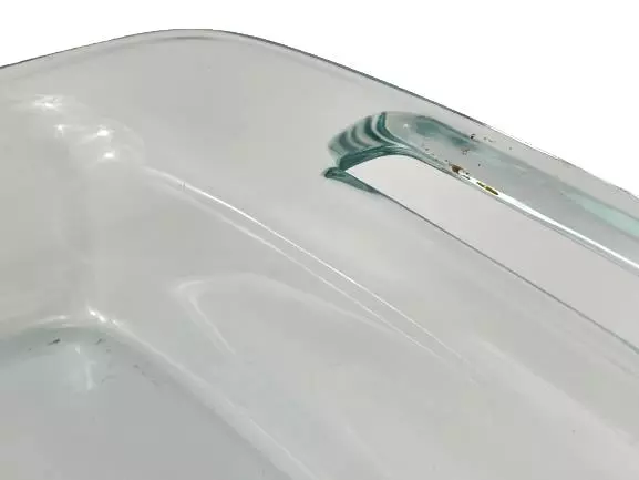 Pyrex 3 Quart Clear Glass Casserole Dish 233R 13x9x2 Ovenware Pre-owned
