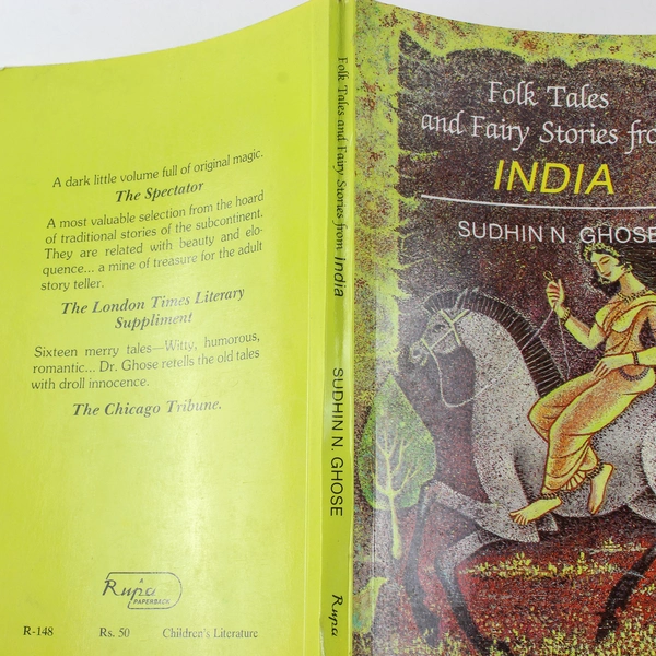 Folk Tales and Fairy Stories From India by Sudhin N. Ghose 1994 Paperback