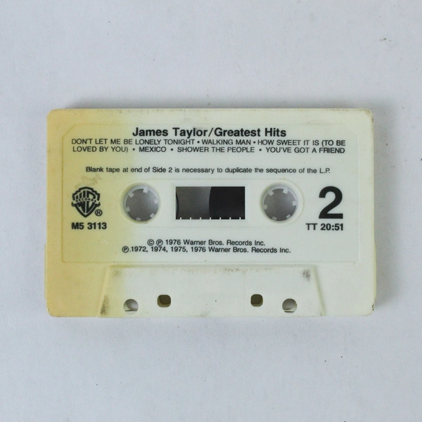 James Taylor Greatest Hits Cassette 1976 Warner Bros Pre-Owned As Is
