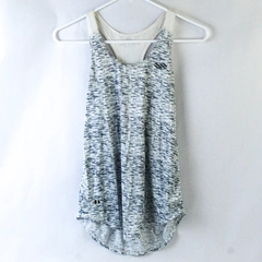 Selkirk Sport White and Gray Tank Top Performance Tee Women's Small 