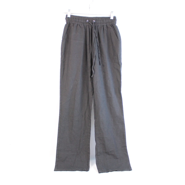 Lot of 2 Women's Pants Medium A New Day & Active USA Black Blue Drawstring