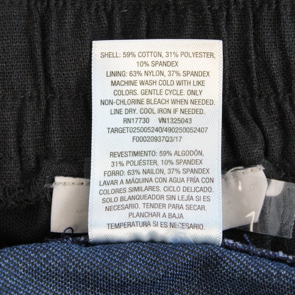 Lot of 2 Women's Pants Medium A New Day & Active USA Black Blue Drawstring