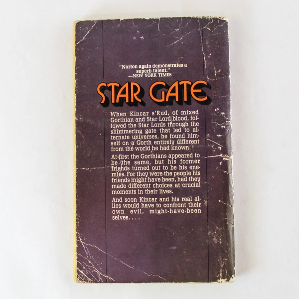 Vintage Star Gate by Andre Norton 1958 Sci-Fi Paperback Book Pre-Owned