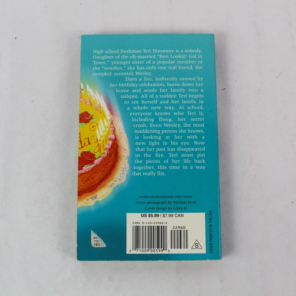 Falling From Fire By Teena Booth 2002 Laurel Leaf Books Paperback