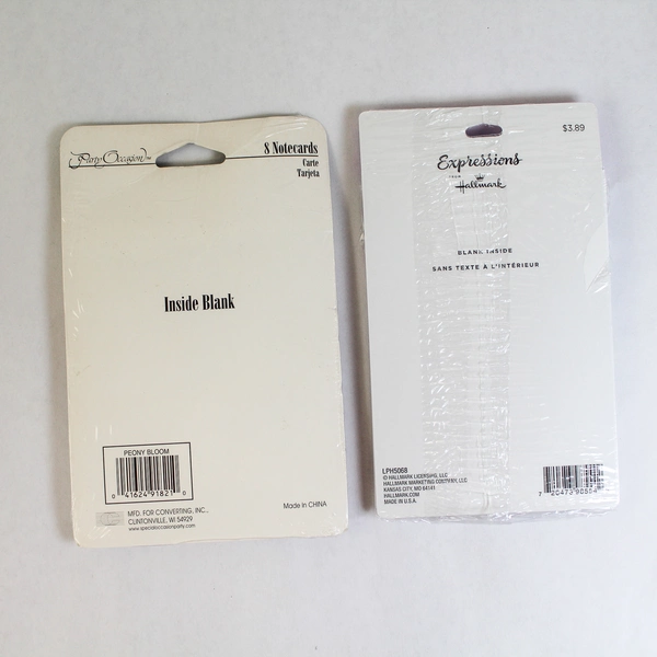 Lot of 15 Blank Note Cards With Envelopes Cat Flowers Hallmark Party Occasion