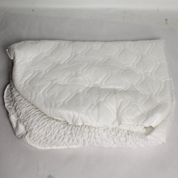 JC Penney Home Collections Double Bed Mattress Topper Pad White Polyester