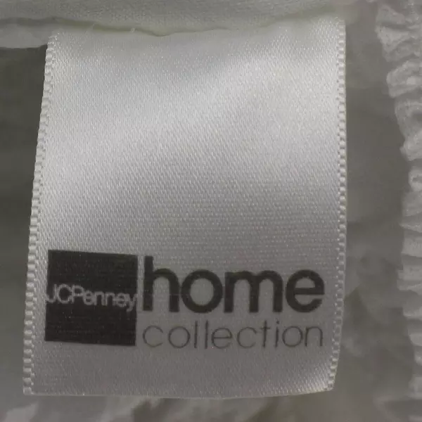 JC Penney Home Collections Double Bed Mattress Topper Pad White Polyester