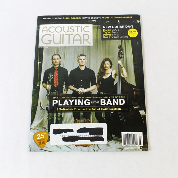 Acoustic Guitar Magazine March 2014 John Fogerty Devil Makes Three