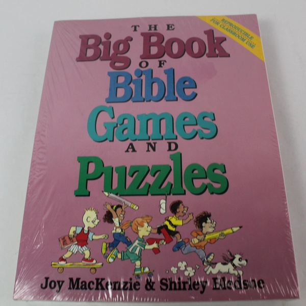 Lot Of 2 Big Book of Bible Crafts Projects Games Puzzles MacKenzie PB Sealed