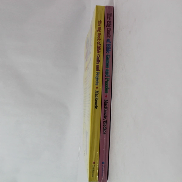 Lot Of 2 Big Book of Bible Crafts Projects Games Puzzles MacKenzie PB Sealed