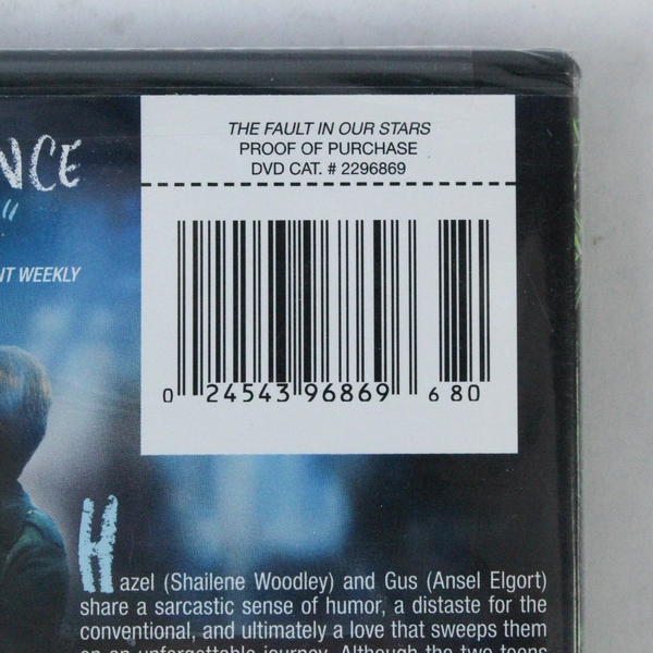 The Fault in Our Stars DVD 2014 Sealed