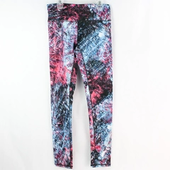 RBX Activewear Blue and Pink Running Yoga Leggings Women's Size Small