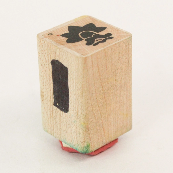 Lot of 11 Small Wood Rubber Stamp Set Shapes Crafting Scrapbooking
