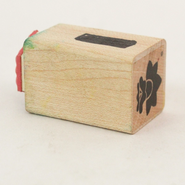 Lot of 11 Small Wood Rubber Stamp Set Shapes Crafting Scrapbooking