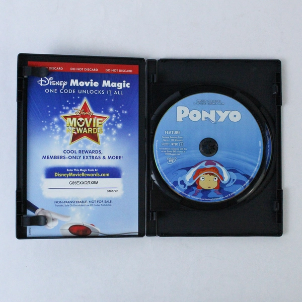 Ponyo DVD 2009 Movie Disney Studio Ghibli Animated Cate Blanchett