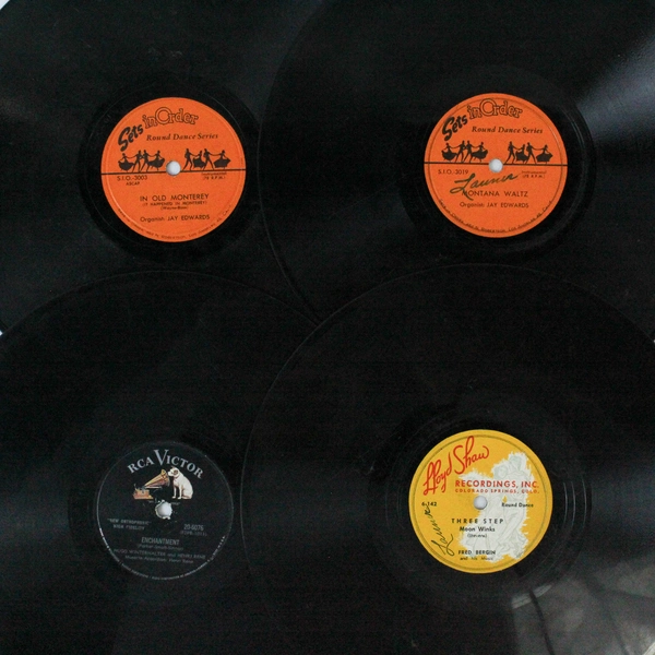 Lot of 12 Vintage Vinyl Records For DIY Crafts 9.75 Inches Repurpose Upcycle