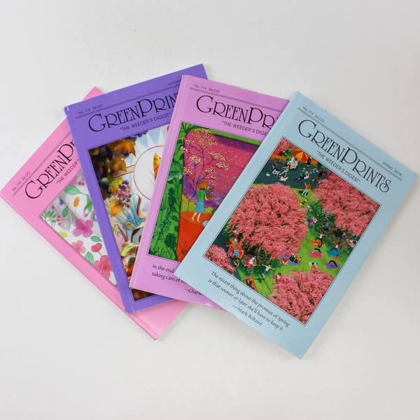 Lot of 4 GreenPrints Editions Spring Summer Autumn Winter 2018 Books