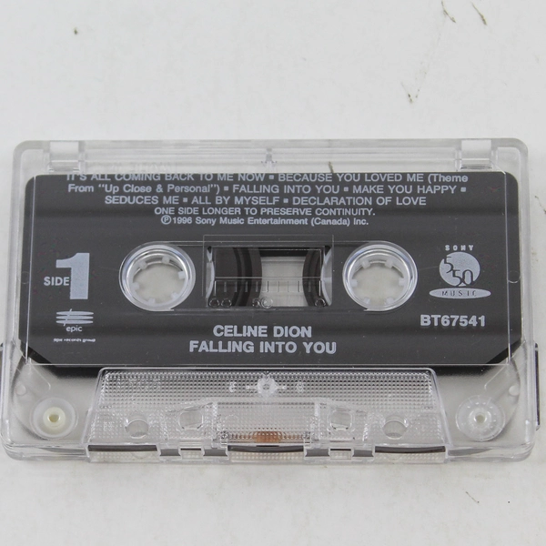 Celine Dion Falling Into You Cassette Tape 1996 Sony Music