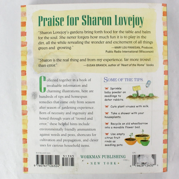 Trowel & Error Sharon Lovejoy Over 700 Gardening Shortcuts Tips & Remedies 2003