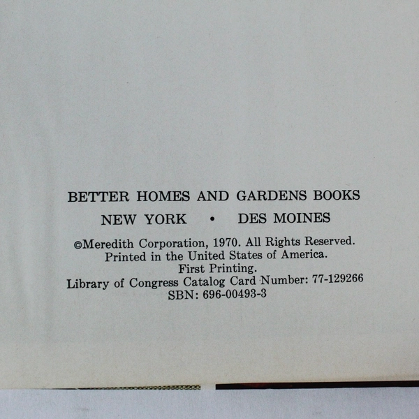 Better Homes and Gardens Calorie Counter's Cook Book 1970 Hardcover