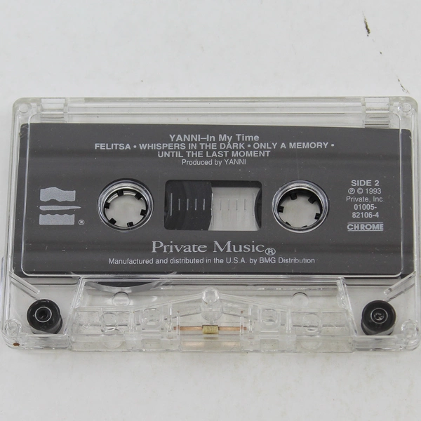 Yanni In My Time Audio Music Cassette Tape 1995 Good Condition As Is
