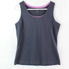 Cascade Sport Speed-Dri Navy Blue Activewear Tank Top Women's Size Medium