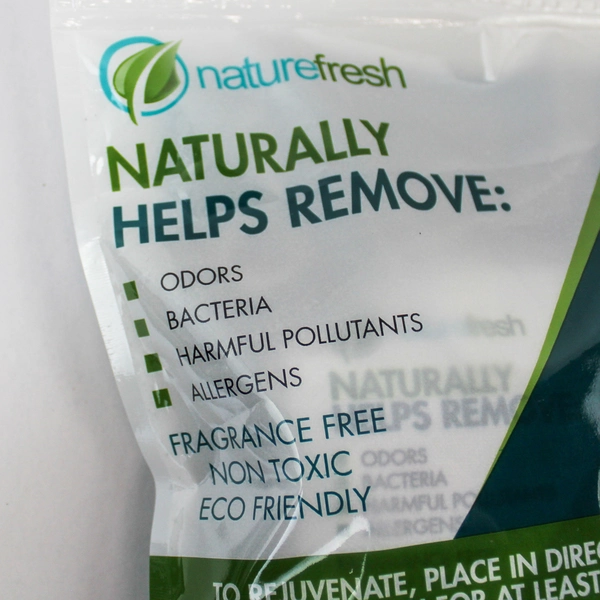 Lot of 2 Nature Fresh Air Purifier Bags Activated Bamboo Charcoal Air Purifier