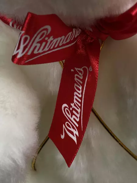 International Silver Co. Whitman's Chocolates Polar Bear Plush Toy 8.75"
