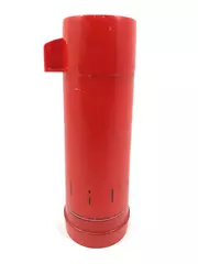 Vintage Aladdin Vanguard Thermos Bottle No 23C Red with Black Diamonds