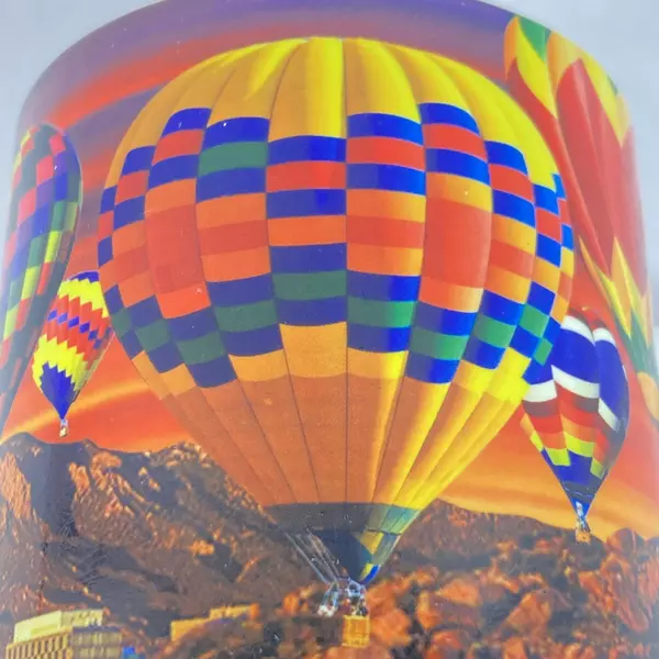 Albuquerque New Mexico Souvenir Coffee Mug Hot Air Balloons