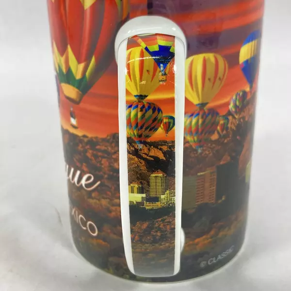 Albuquerque New Mexico Souvenir Coffee Mug Hot Air Balloons