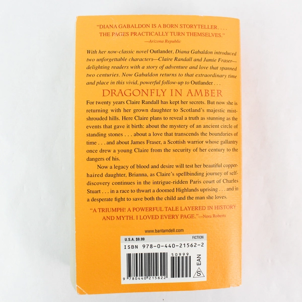 Dragonfly in Amber by Diana Gabaldon Outlander Series 2002 Dell Paperback