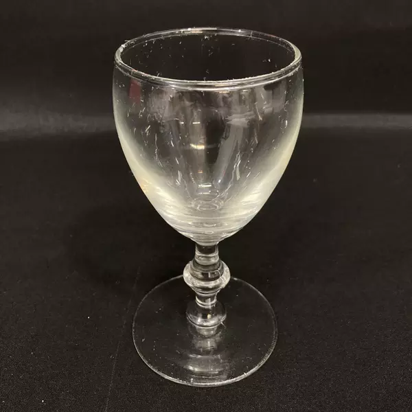 Set of 6 Libbey Georgian Clear Claret Wine Glasses 4 7/8 Inch