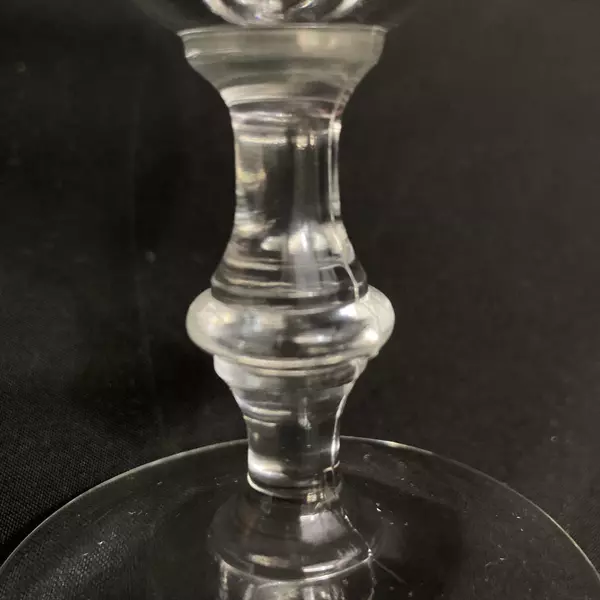 Set of 6 Libbey Georgian Clear Claret Wine Glasses 4 7/8 Inch