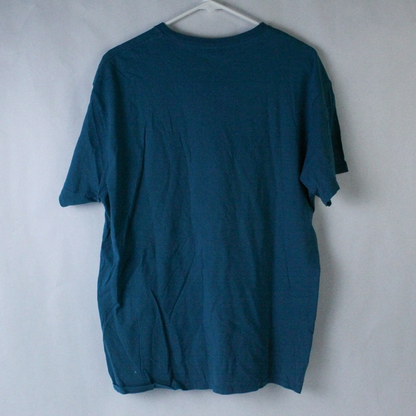 Delta Arizona T Tee Shirt Men's Size L Turquoise Short Sleeves Round Neck