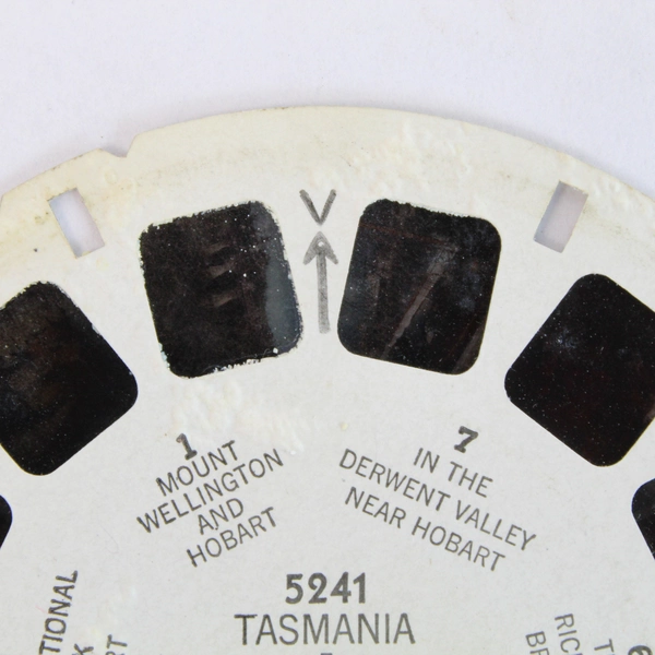 Vintage Sawyer's ViewMaster 5241 Tasmania Slide Wonders Of The World