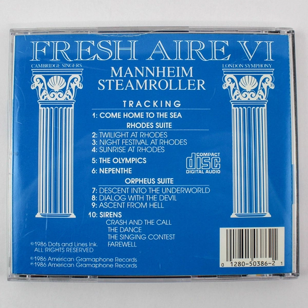 Mannheim Steamroller Fresh Aire VI CD 1986 American Gramaphone Pre-owned
