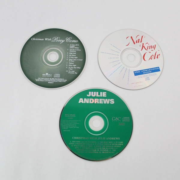 Merry Christmas CD Set Perry Como Nat King Cole Julie Andrews 3 Discs