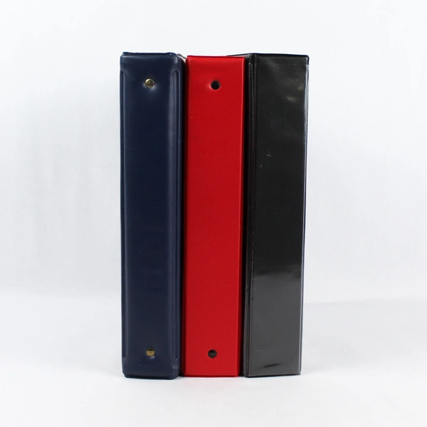 Lot of 3 Black Blue & Red 2" Three Ring Binders