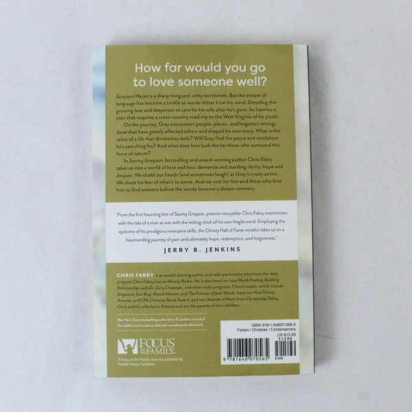 Saving Grayson Chris Fabry 2023 Tyndale House Publishers Paperback