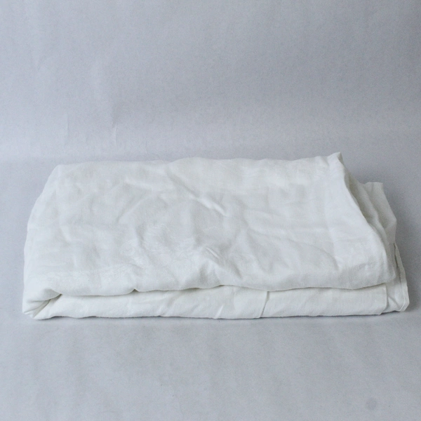 Vintage Tablecloth White Square Dining Home Decor
