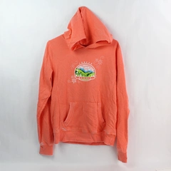 EMI Juneau Alaska Salmon Pink Cotton Blend Hoodie Women's Medium