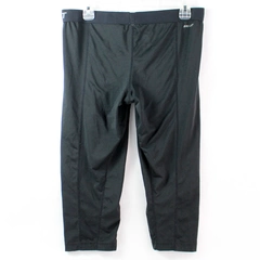 Nike Pro Combat Dri-FIT Solid Black Athletic Compression Capris Women's Size XL