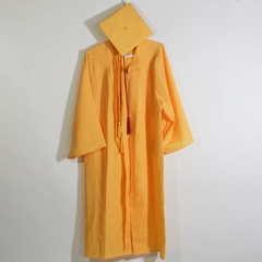 Jostens Graduation Gown Cap and Tassels Set Yellow High School College