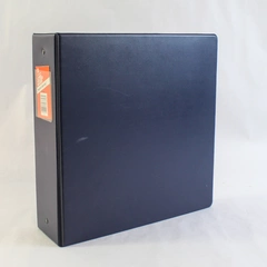 K&M 3" Label Holder Binder Pre-Owned Good Condition 12" x 11"